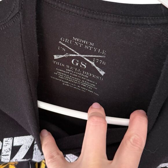 Grunt Style Men’s Black Size Matters Short Sleeve Tee - Picture 7 of 7